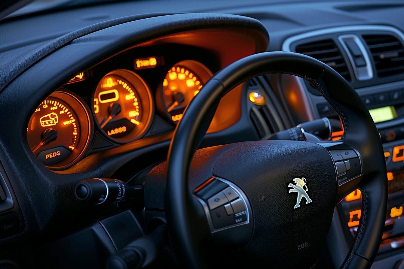 Quels sont les principaux voyants sur une Peugeot 206?